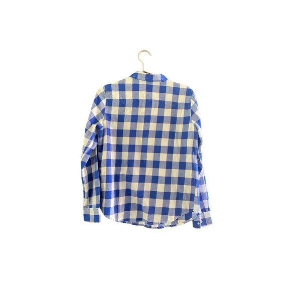 Levi's Women's checked knicks Western Plaid NBA Shirt Size M - Picture 5 of 6